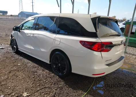 2023 Honda Odyssey Sport из США, поврежденный, VIN 5FNRL6H74PB070017